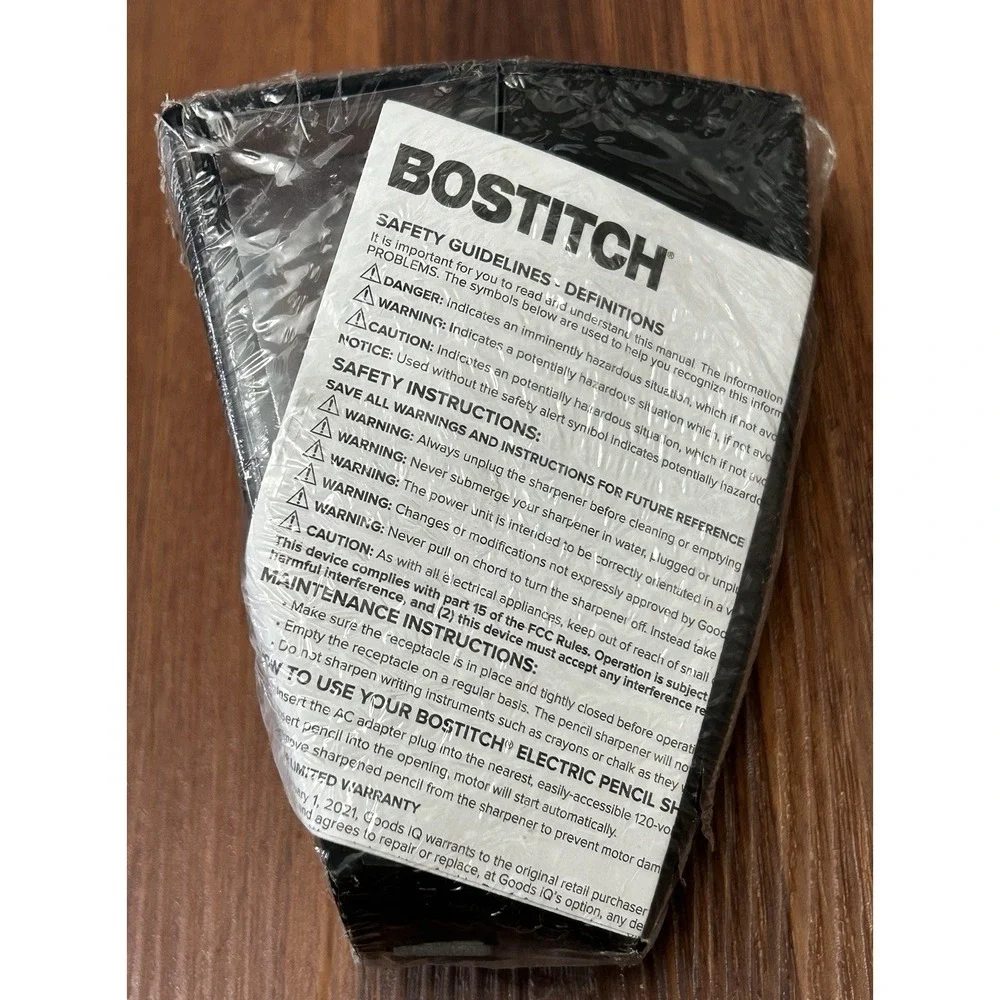 Bostitch Electric Pencil Sharpener Stanley Model EPS4 Black New